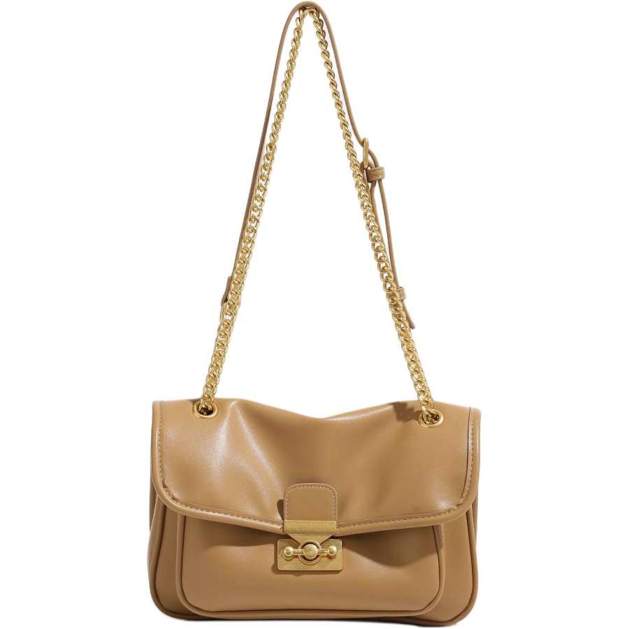 PAYOT PAYOT Artificial Leather Shoulder Bag Regular Women's Black/Khaki