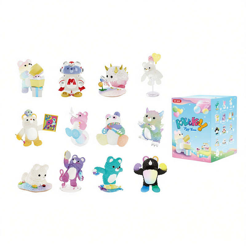 POP MART POP MART INSTINCTOY Muchi's Playtime Mystery Boxes Single Mystery Box/Whole Box 12 Pcs