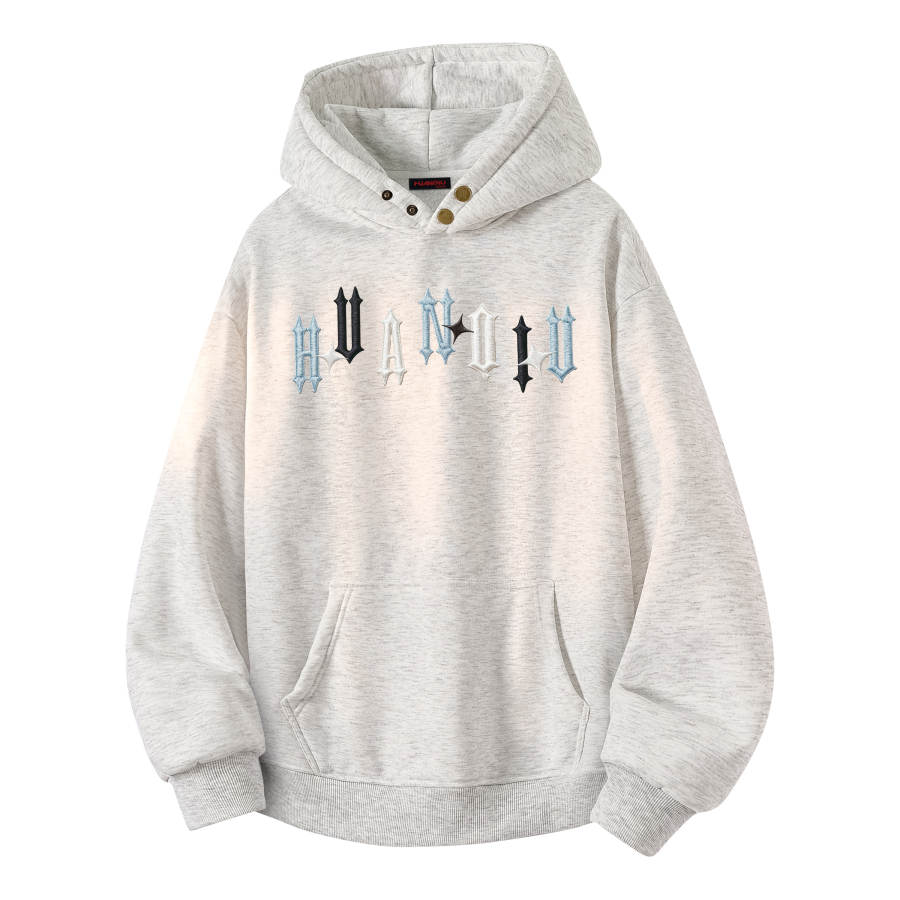 HUANQIU Sweatshirts Unisex Hooded Moderate Regular