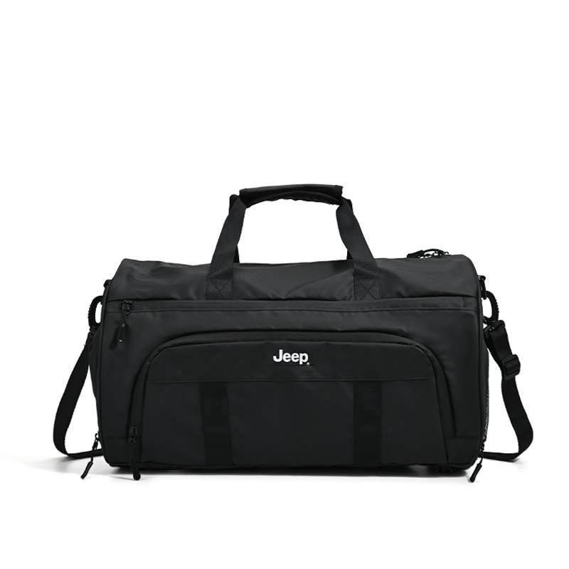 Jeep Wet/Dry Separation Gym Bag Large Unisex Black