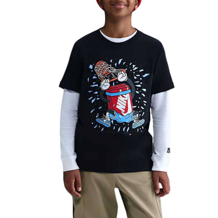 Nike Nike Kids T Shirts Crew Neck Moderate