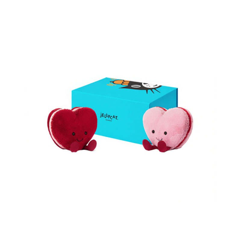 JELLYCAT Interesting Food Valentine's Day Collection, Sweetheart Encounter Gift Box Set Dolls Plush Doll