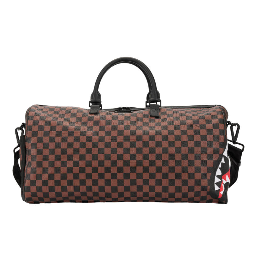 SPRAYGROUND PVC Travel Bag Unisex Brown