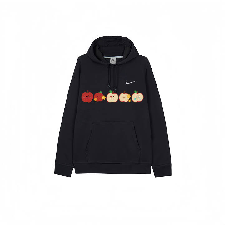 Nike Nike Sweatshirts Men's Black Hooded Moderate