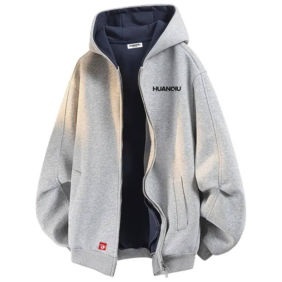 HUANQIU Sweatshirts Unisex Hooded Thickened Heavyweight