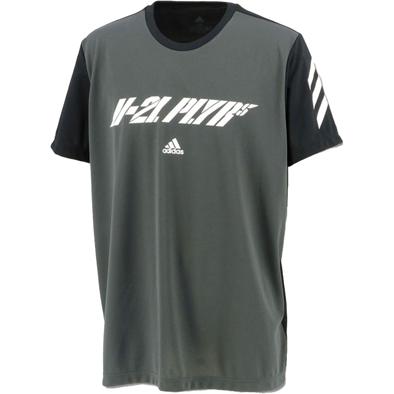 Adidas Adidas T Shirts Men's Gray Crew Neck Moderate