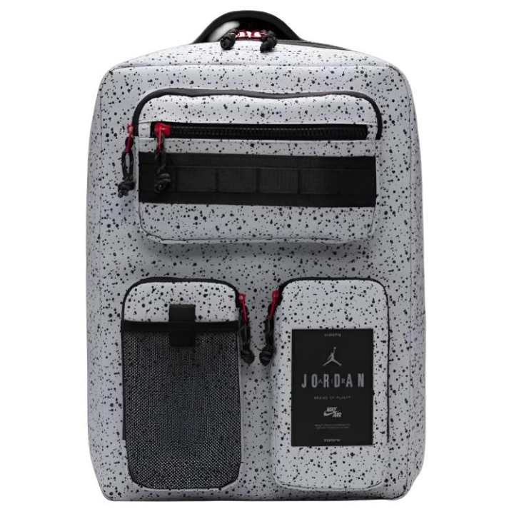 Jordan Jordan Polyester Backpack Large Unisex Concrete Gray