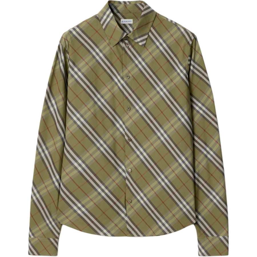 Burberry Checked Long-Sleeved Shirt