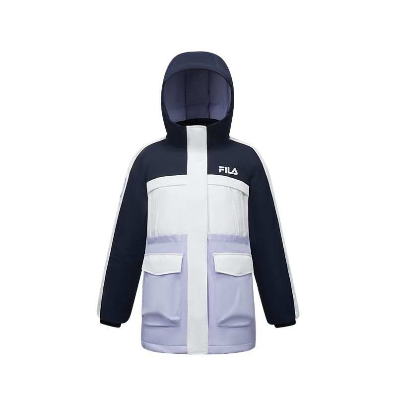 FILA KIDS Down Jackets Hooded Non Detachable Moderate Hooded
