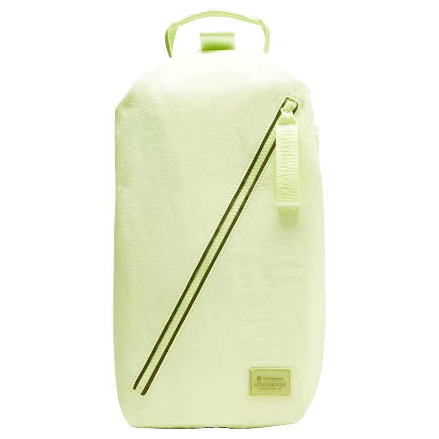 Lululemon Lululemon Polyester Backpack Regular Unisex Fresh Look Yellow Green