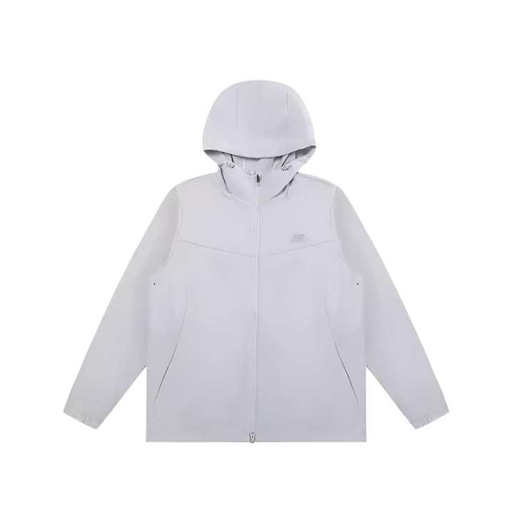 New Balance New Balance Jackets Men's Gray Hooded Moderate Other