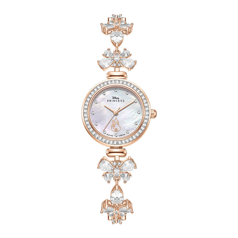 Disney Princess Blessing Butterfly Collection Quartz Movement Eco Friendly Copper Strap Watch Women's Watch
