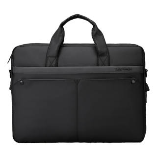 MARK RYDEN Oxford Laptop Bag Regular Men's Elegant Black/Rock White Gray