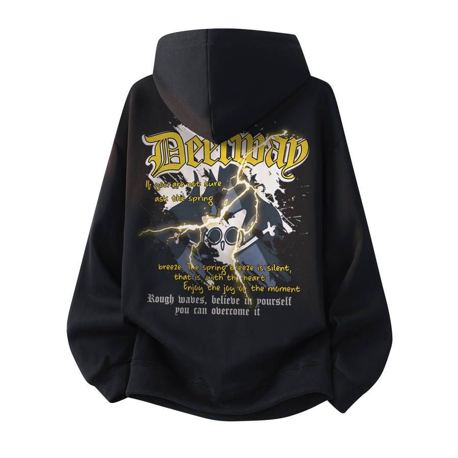 DEERWAY Sweatshirts Unisex Hooded Moderate Regular