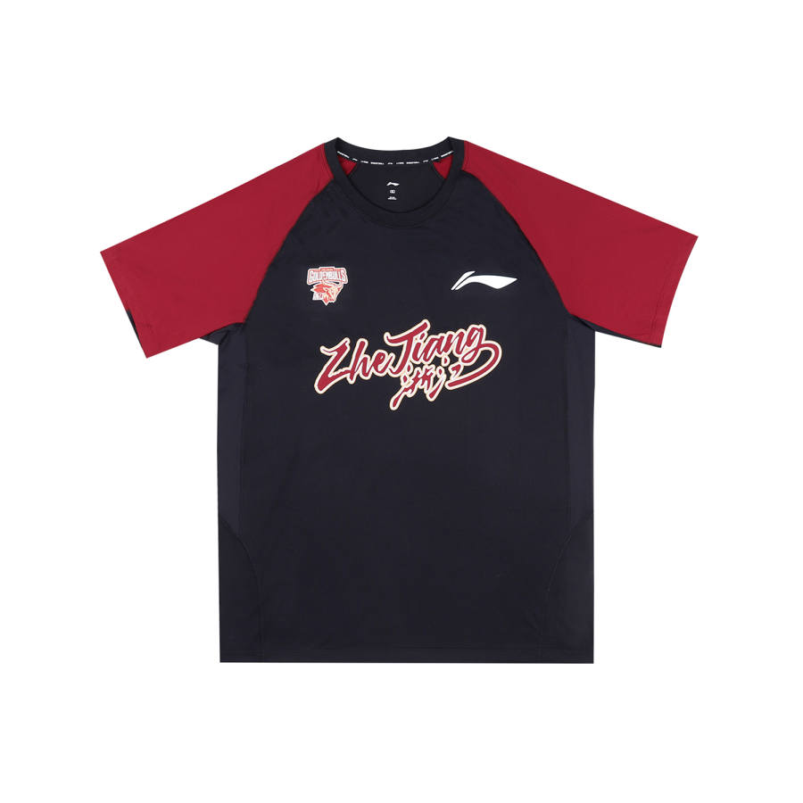 Li-Ning Li Ning T Shirt Unisex Black Red
