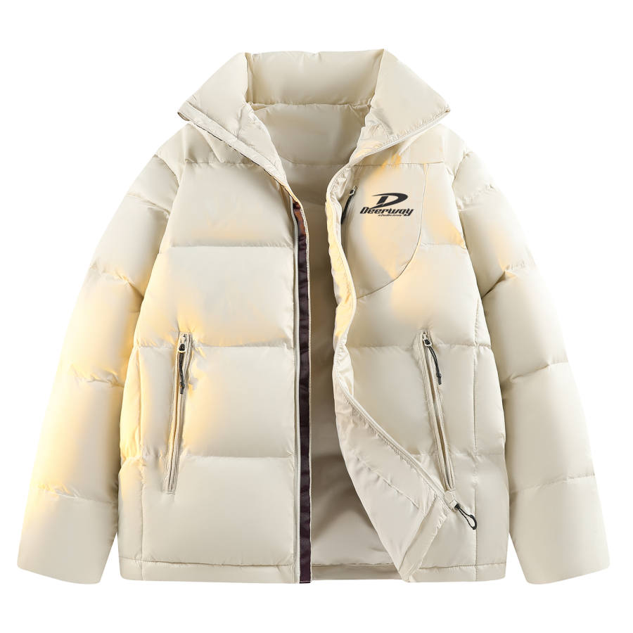 DEERWAY DEERWAY Puffer Jackets Unisex Lapel Thickened Padded Puffer Jacket