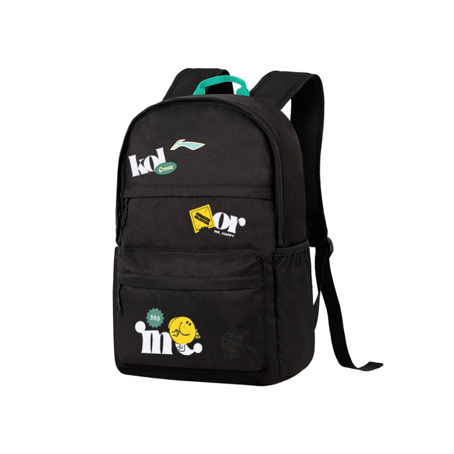 Li-Ning Li Ning Polyester Backpack Unisex Black