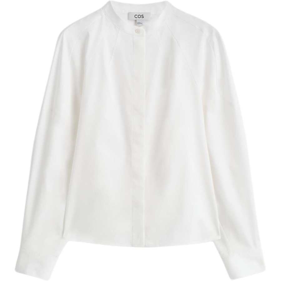COS Shirts Women's White Crew Neck Moderate