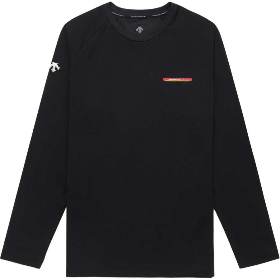 DESCENTE DESCENTE T Shirts Men's Black Crew Neck