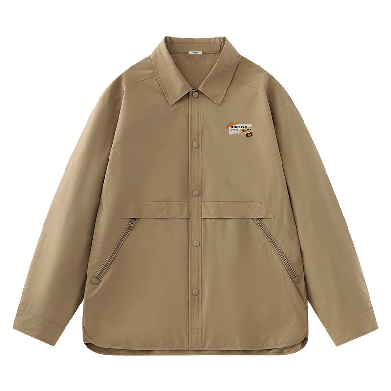 MINISO MINISO Jackets Unisex Lapel Moderate Workwear