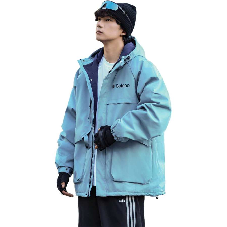 BALENO Puffer Jackets Unisex Hooded Thickened