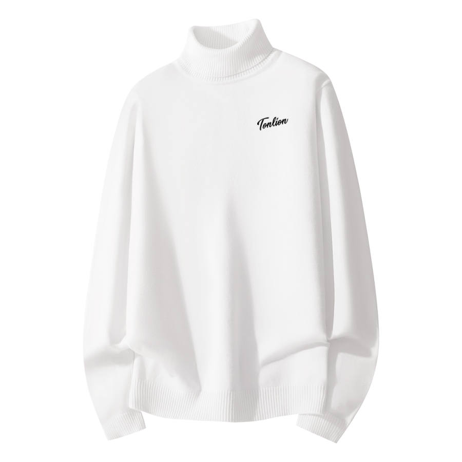 Tonlion Sweaters Unisex Turtleneck Moderate Other