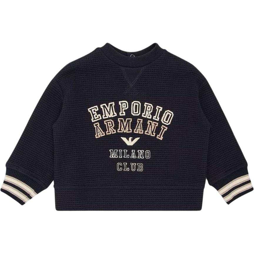 EMPORIO ARMANI Sweatshirt Marine Blue Infant And Toddler