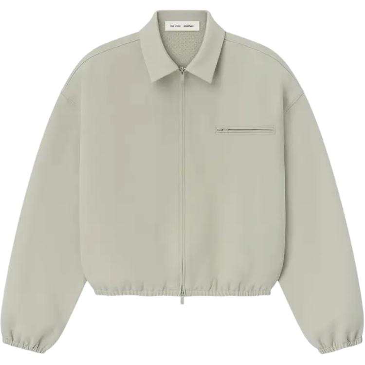 Fear Of God Essentials zip-up canvas jacket