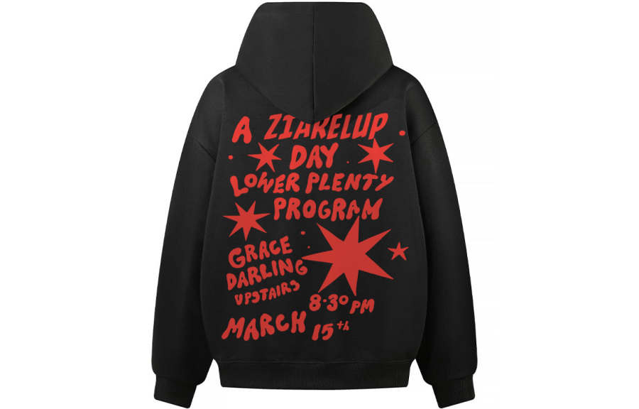ZIAREL Sweatshirts Unisex Hooded Moderate Heavyweight