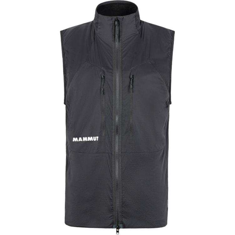 MAMMUT Eiger Vests Men's Black/Black Stand Collar Moderate Other