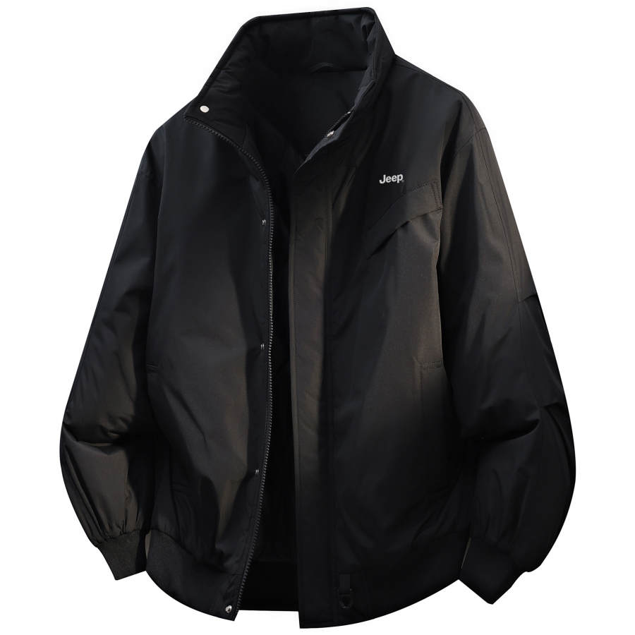 Jeep Jeep Puffer Jackets Unisex Pointed Collar Thickened
