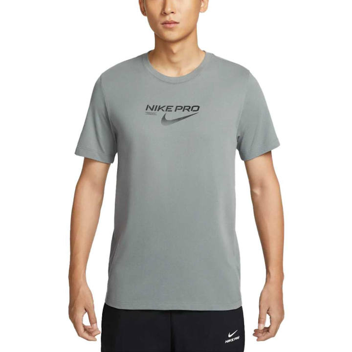 Nike Nike Dri Fit T Shirts Men's Smoke Gray Crew Neck
