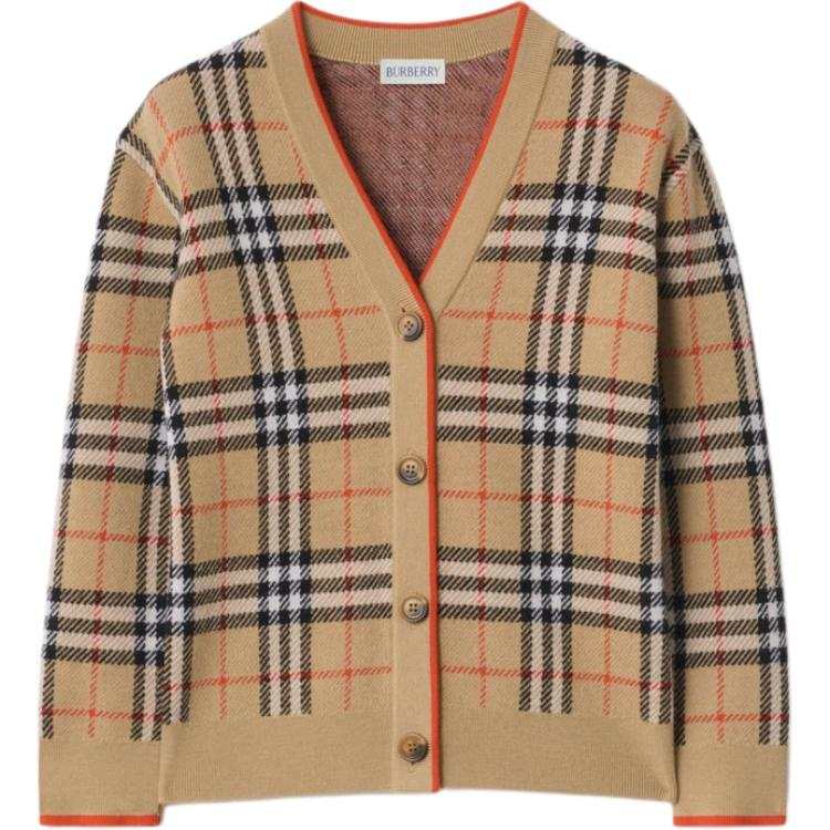 Burberry Kids Sweaters V Neck Moderate