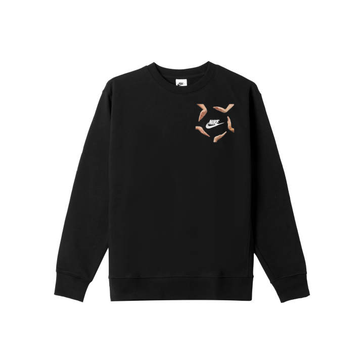 Nike Nike Sweatshirts Men's Black Crew Neck Moderate