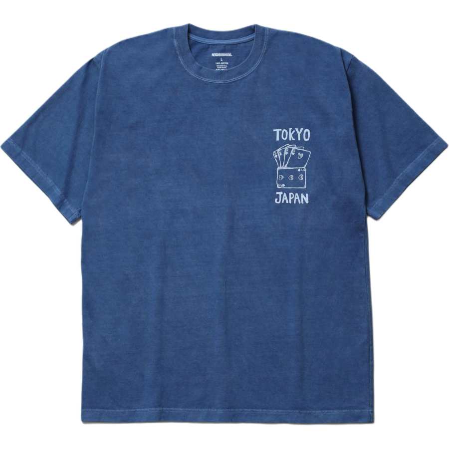 Neighborhood graphic-print round-neck T-shirt