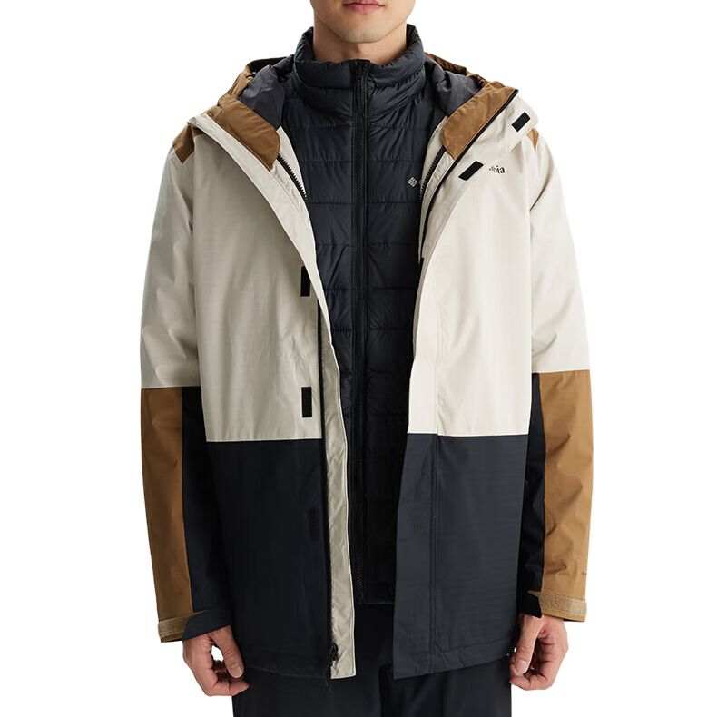 Columbia Puffer Jackets Men's Stand Collar Moderate Detachable