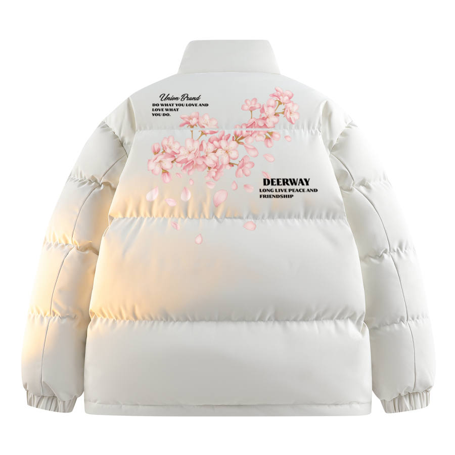 DEERWAY DEERWAY Puffer Jackets Unisex Stand Collar Thickened Padded Puffer Jacket