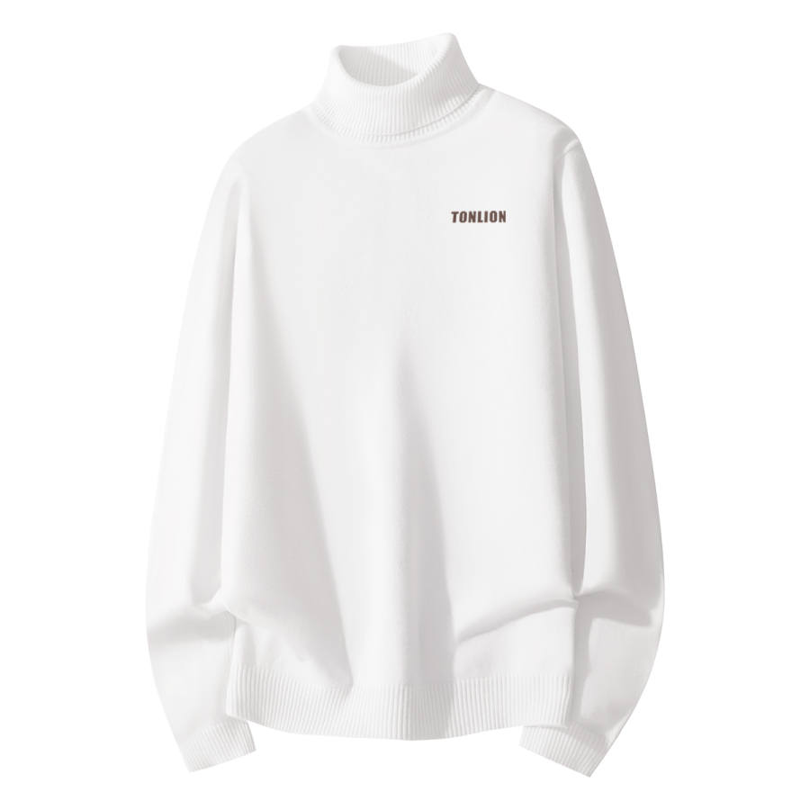 Tonlion Sweaters Unisex Turtleneck Moderate Other