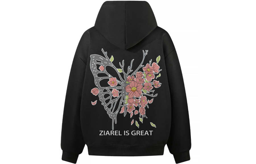 ZIAREL Sweatshirts Unisex Hooded Moderate Heavyweight