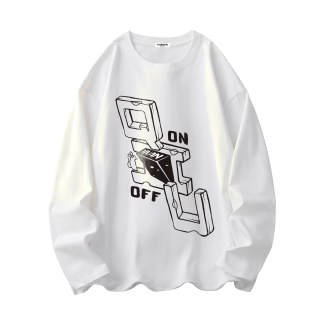 HUANQIU T Shirts Unisex Crew Neck Moderate Straight Fit