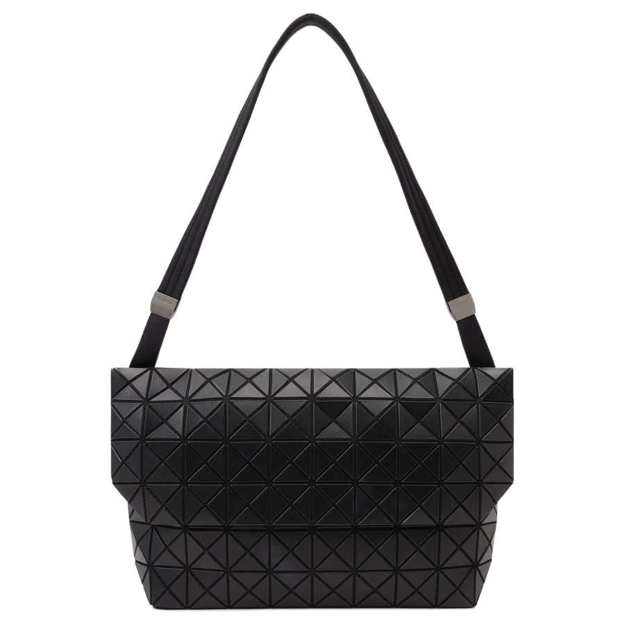 ISSEY MIYAKE Prism PVC Shoulder Bag Women's Matte Black