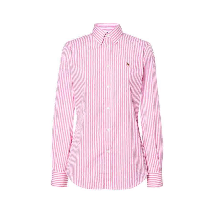 Polo Ralph Lauren SS24 Shirt Slim Fit Stretch Version Women's Pink