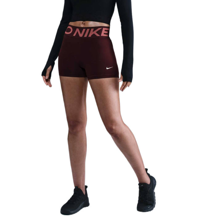 Nike Nike Pro Sports Shorts Women's Burgundy/White Moderate