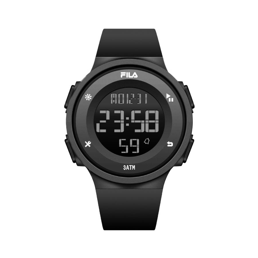 FILA Wrist Watches Electronic Movement Resin Strap Black Dial Men's Watches