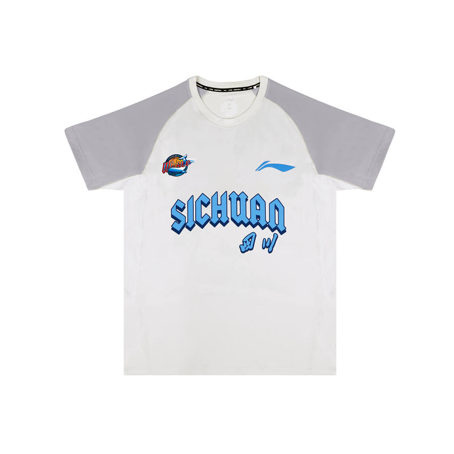 Li-Ning Li Ning T Shirt Unisex Light Gray