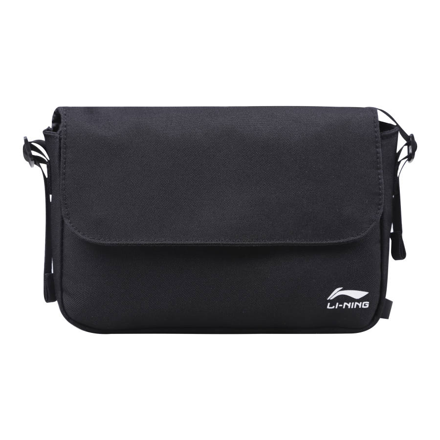 Li-Ning Li Ning Polyester Crossbody Bags Regular Unisex Black