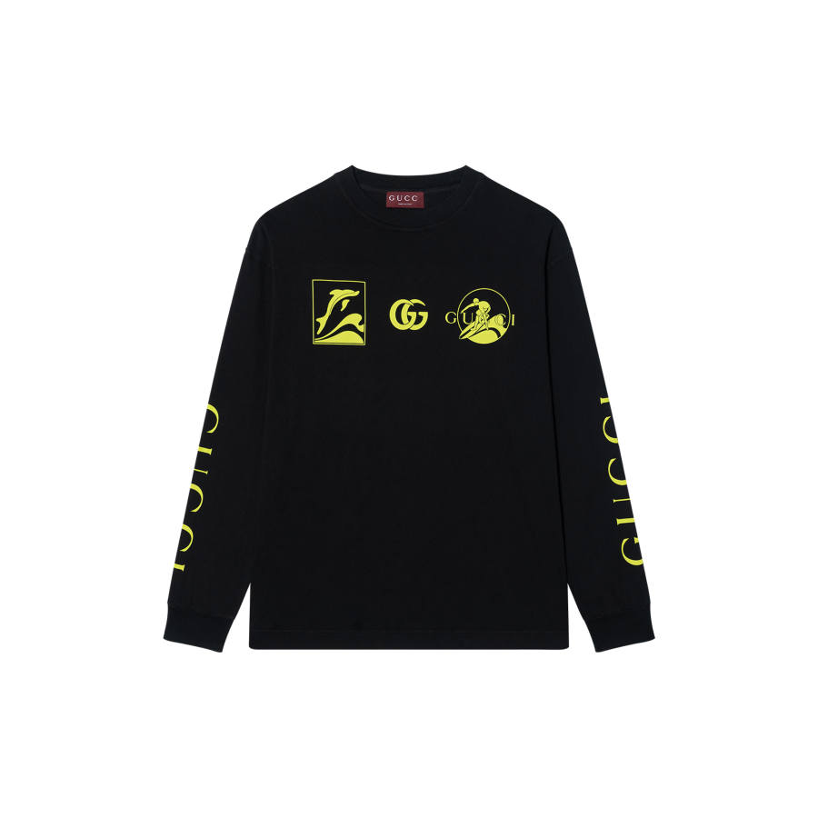 GUCCI SS25 Sweatshirt Men's Black