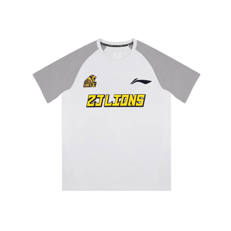 Li-Ning Li Ning T Shirt Unisex Light Gray