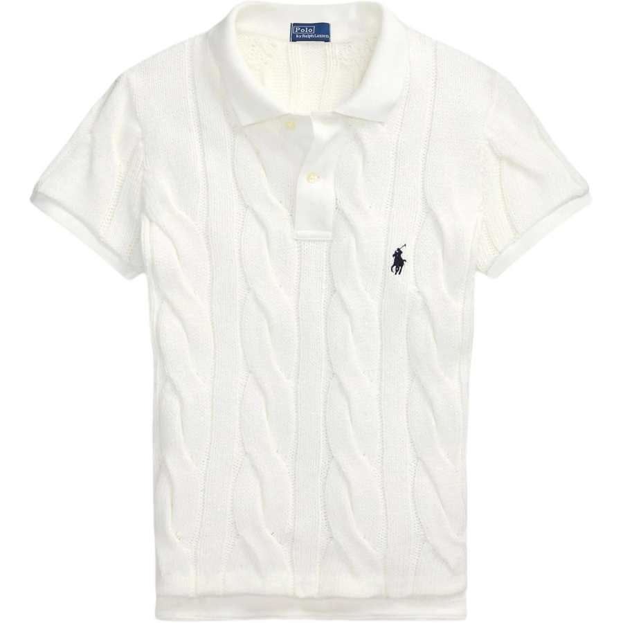Polo Ralph Lauren cable-knit polo top
