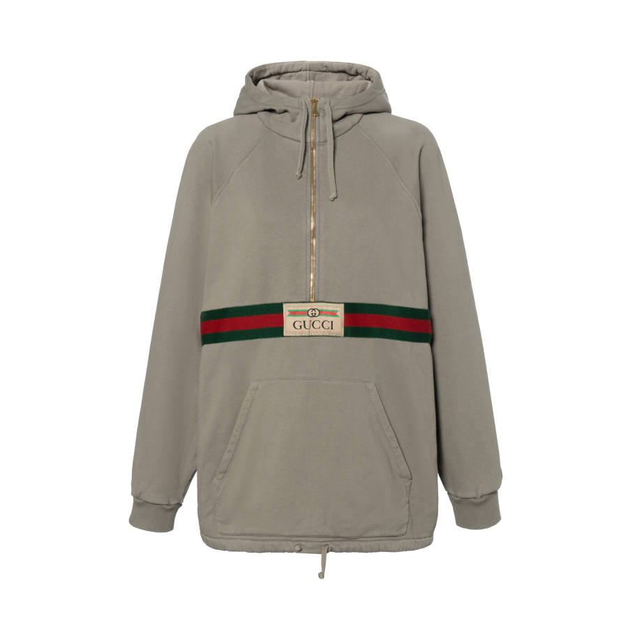 GUCCI Sweatshirt With Vintage Logo 'Grey'